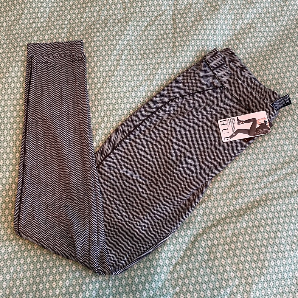 NWT HUE Ponte Herringbone Leggings